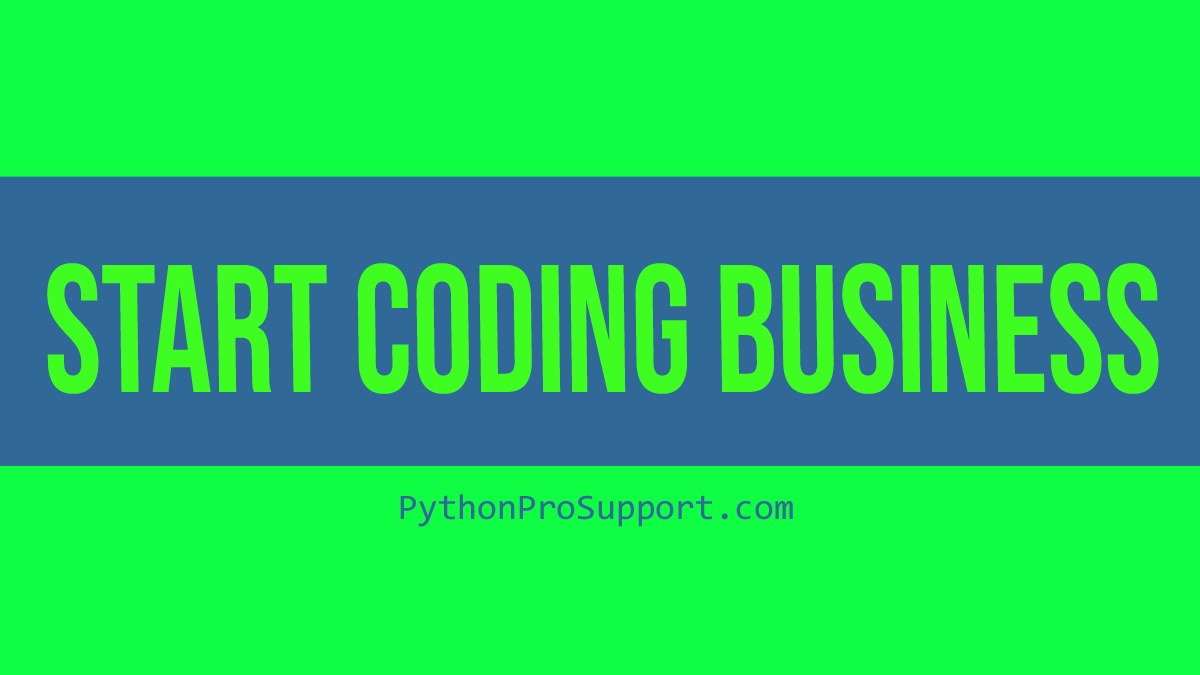 Start Coding Business